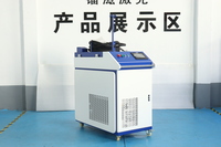 Laser welding machine with cutting and cleaning functions